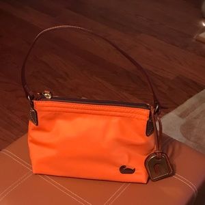 Dooney & Bourke  orange canvas mini bag